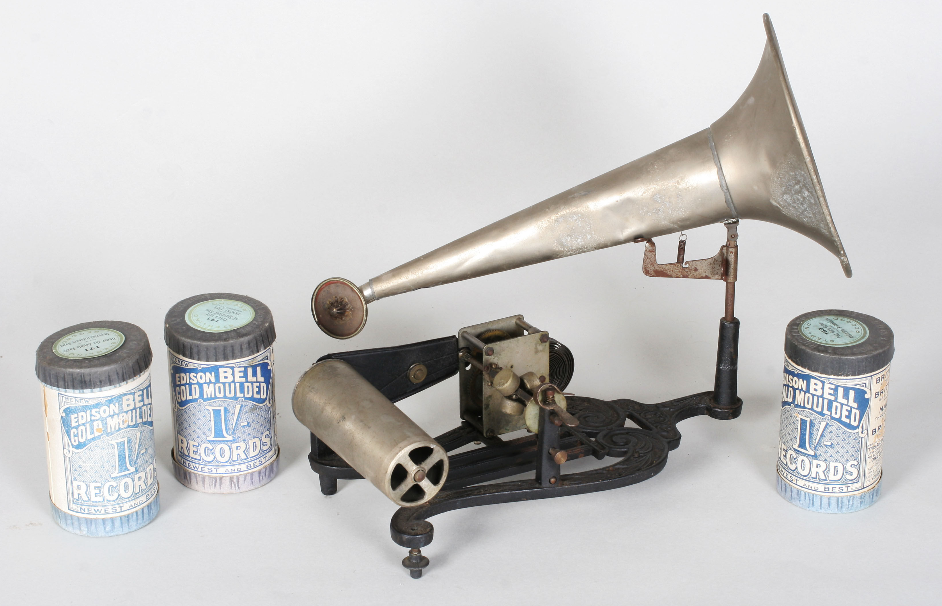 Puck phonograph, with Edison Bell 20th - auctions & price archive