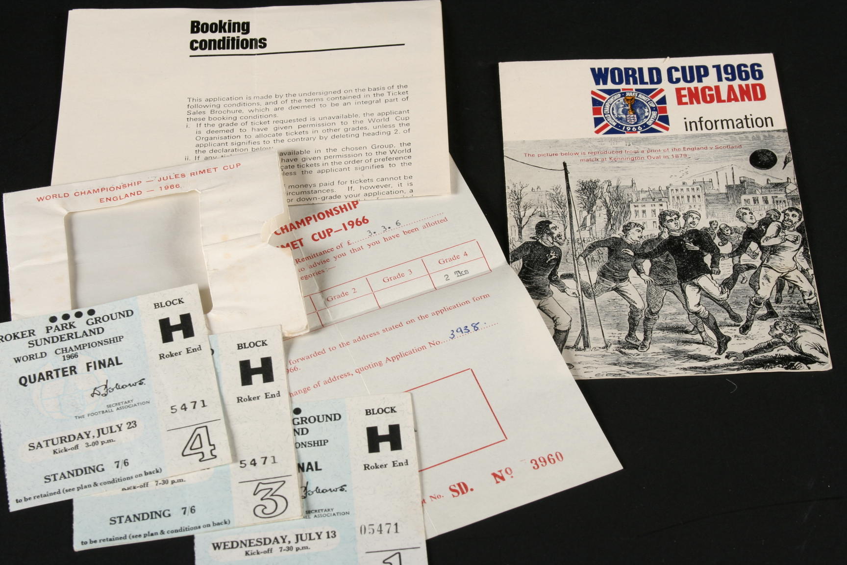 World Cup 1966. Four original Watney - auctions & price archive