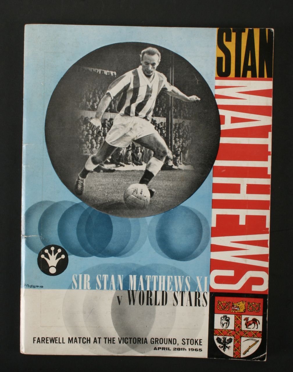 Stan Matthews Farewell Match programme