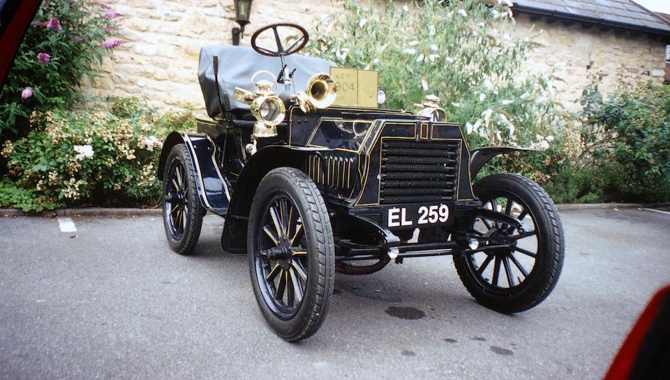 1904 Siddeley 6hp Two Seater  Chassis no. V169 Engine no. 192/6C