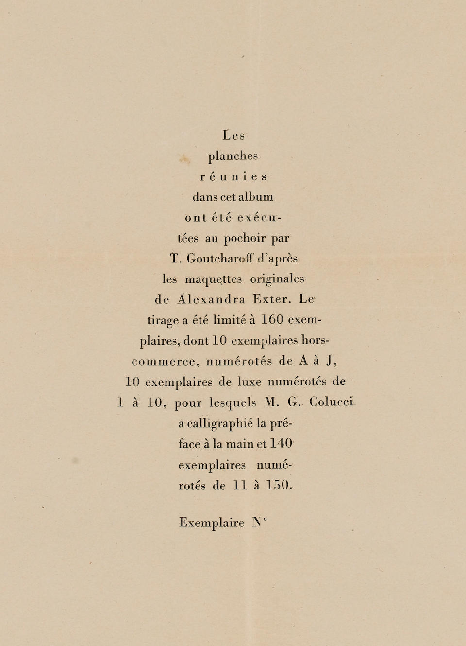 Bonhams Alexandra Exter 18 1949 Decors De Theatre A Portfolio Set Of Fifteen Gouaches Au Pochoirs Each Pochoir 50 1 X 33 Cm 19 X 13 In