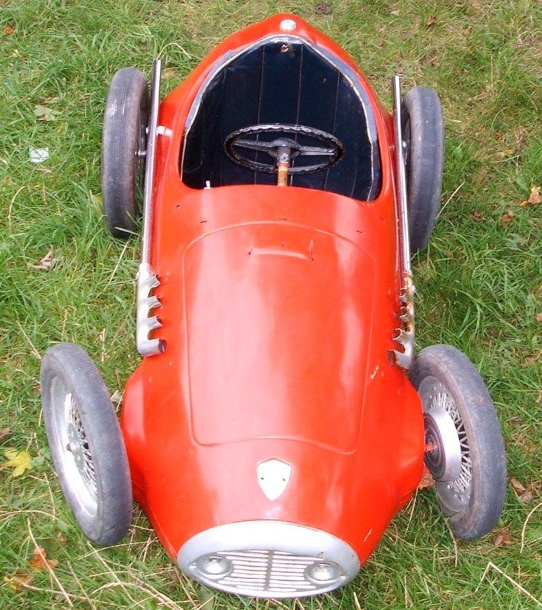 Bonhams Cars : A rare child's Ferrari Indianapolis pedal car by