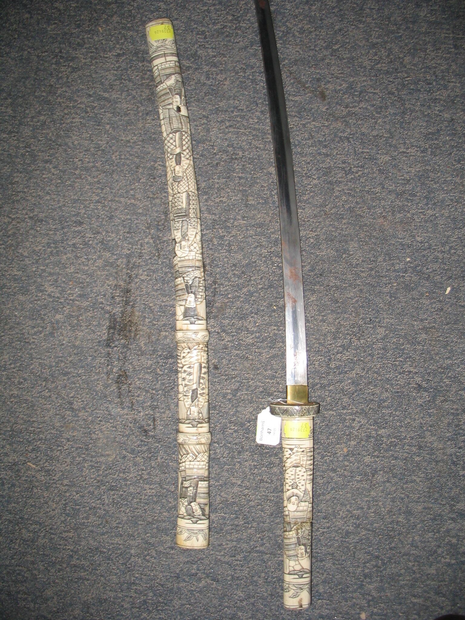 A Bone Mounted Tachi.