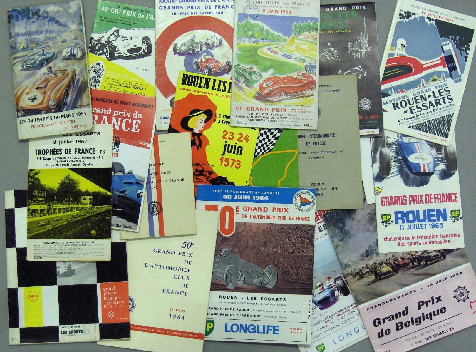 Bonhams Cars : A good collection of motor racing event programmes and ...