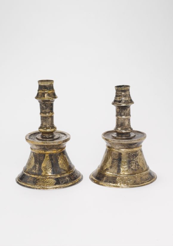 Bonhams Two Rare And Important Ottoman Parcel Gilt Silver