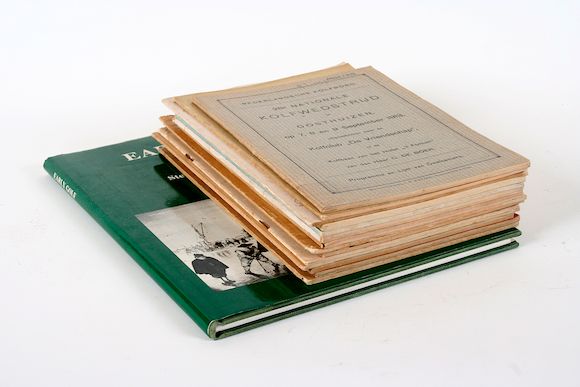 Bonhams : A run of Dutch National Kolf Championship programmes