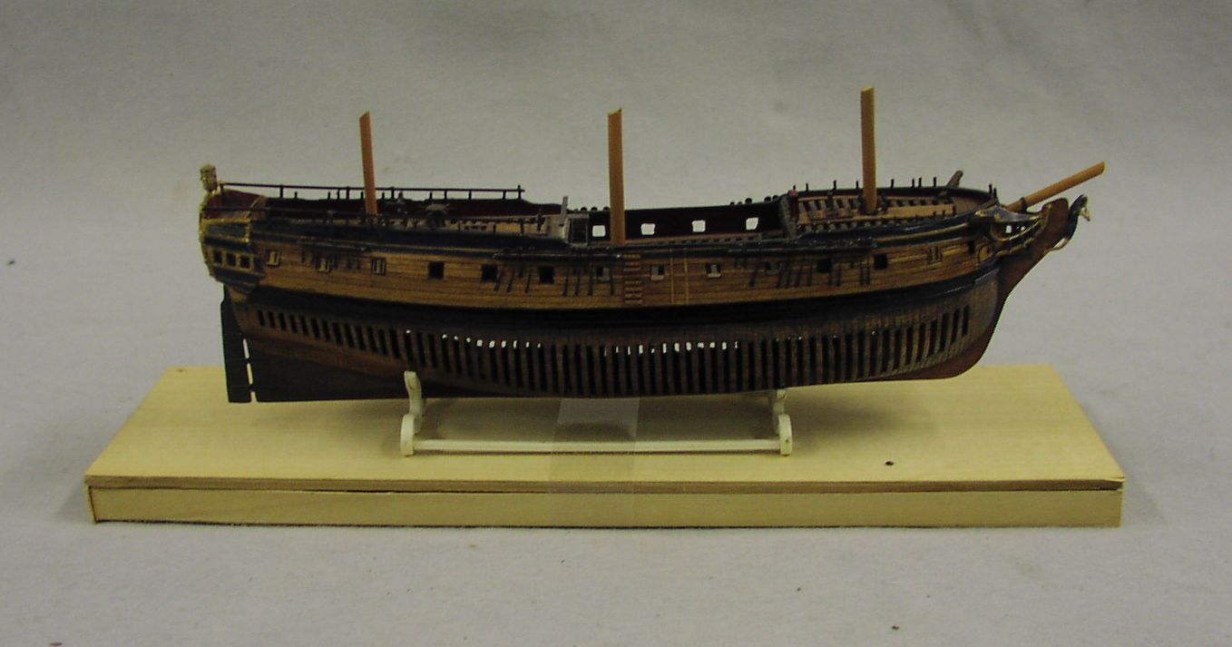 An unfinished miniature Navy Board style model of a frigate - auctions ...