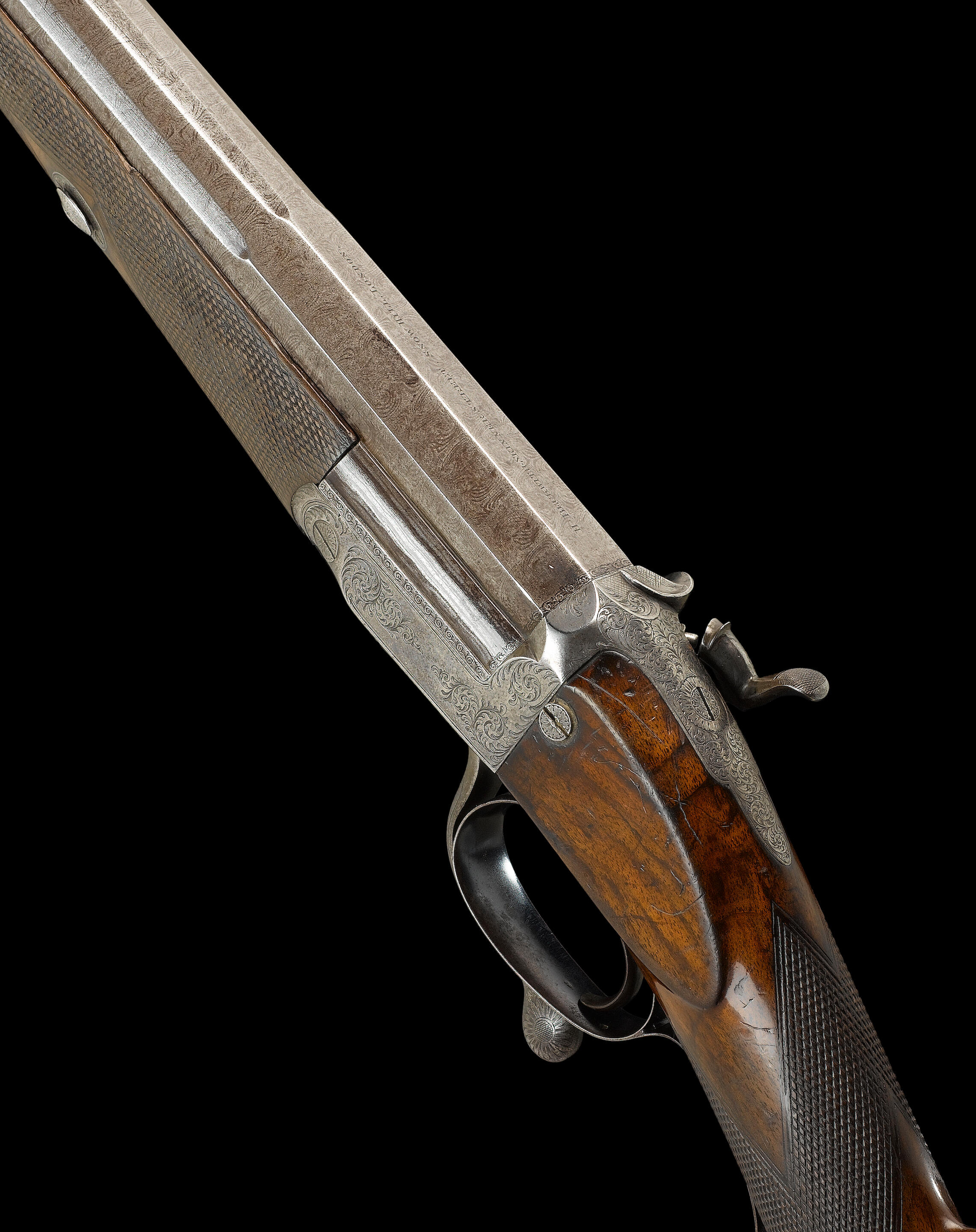 An 8bore wildfowling hammer gun by Hast & White, no. 4064 auctions