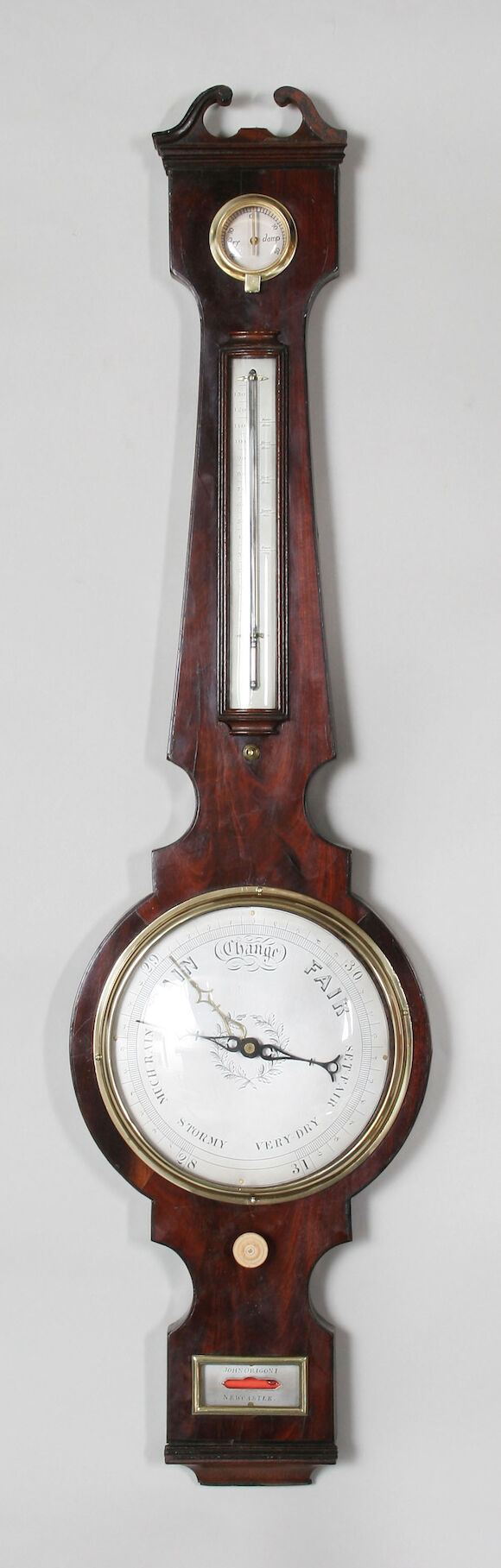 Bonhams : An early 19th century figured mahogany and line edged ...