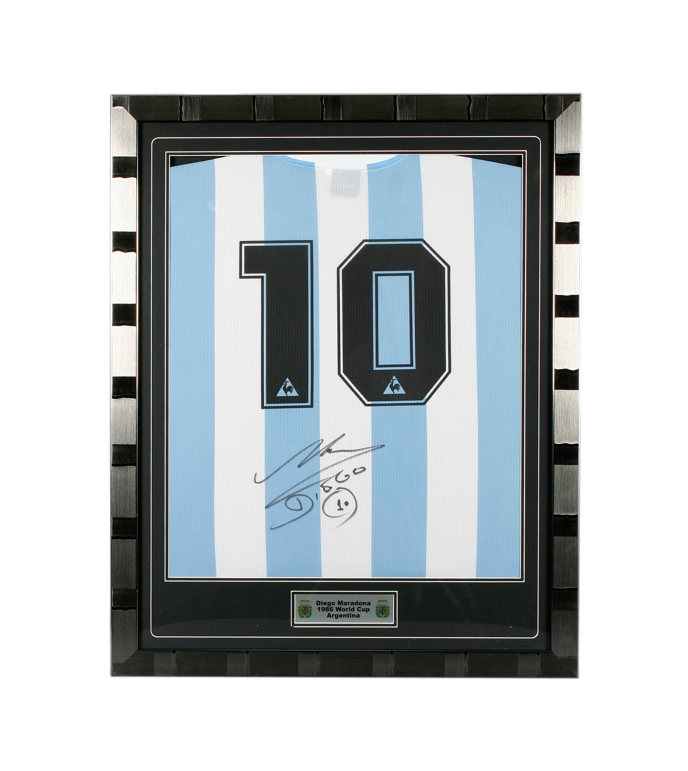 Maradona signed Argentina replica - auctions & price archive