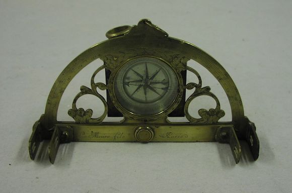 Bonhams : A Le Maire Fils small brass graphometer, French, mid 18th ...