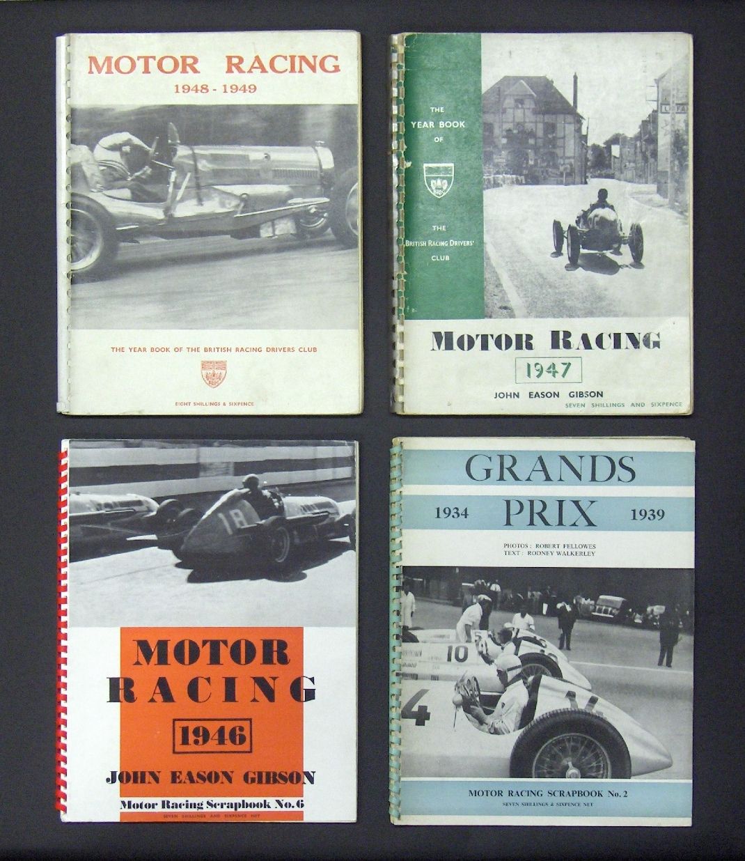 Bonhams Cars : Two BRDC Motor Racing Yearbooks and two Motor Racing ...