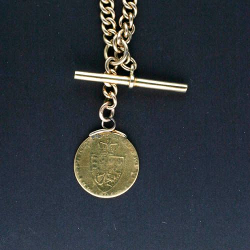 A curb-link Albert chain