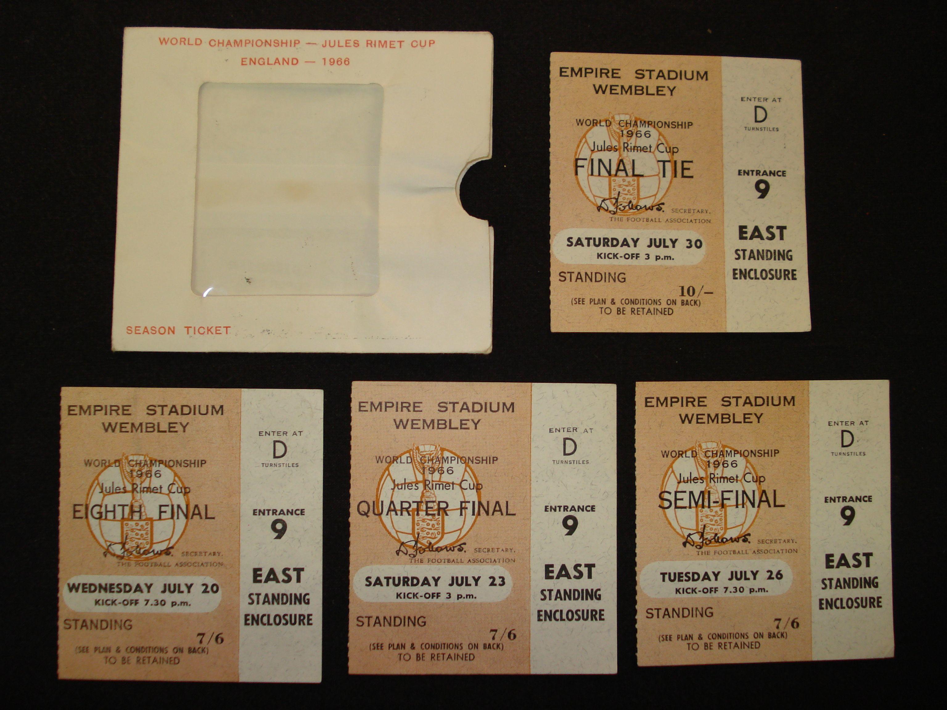 World Cup 1966. Four original Watney - auctions & price archive