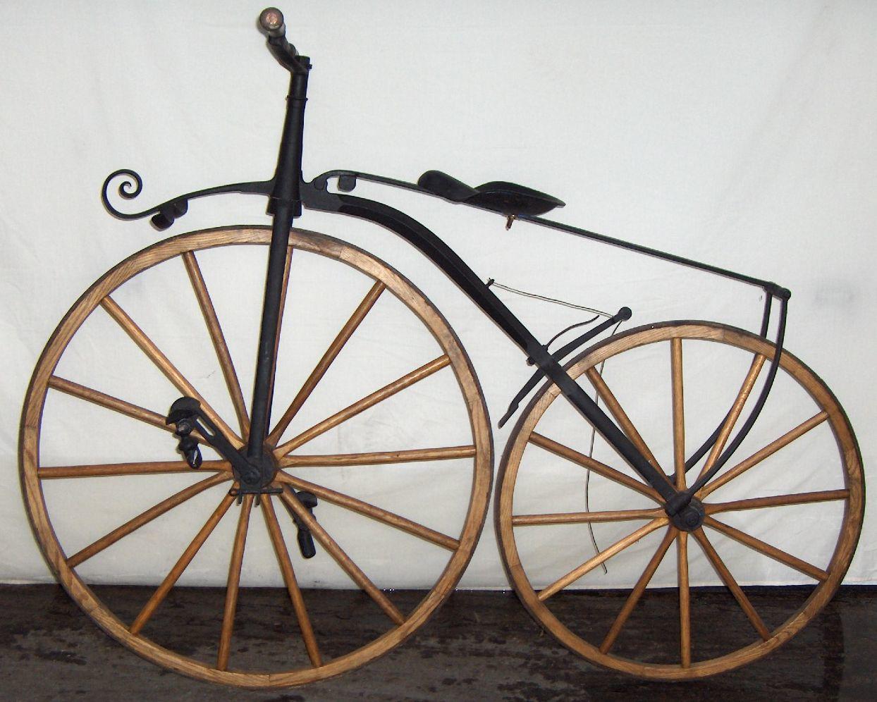 Bonhams Cars : A Michaux style velocipede bicycle,