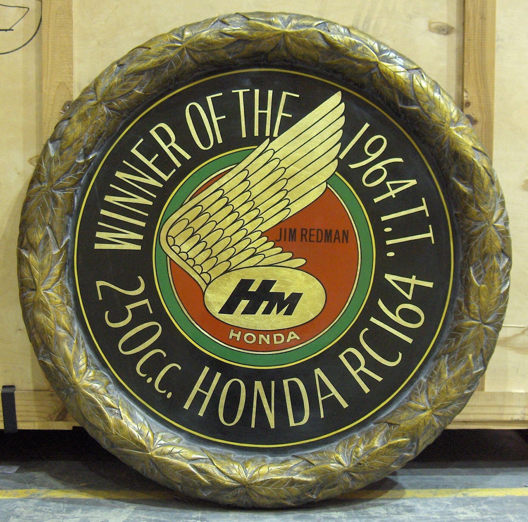 Bonhams Cars : A hand-painted celebratory roundel commemorating Jim ...