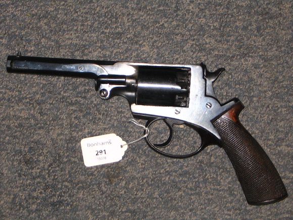 Bonhams : A Five-Shot Percussion Adams Revolver.
