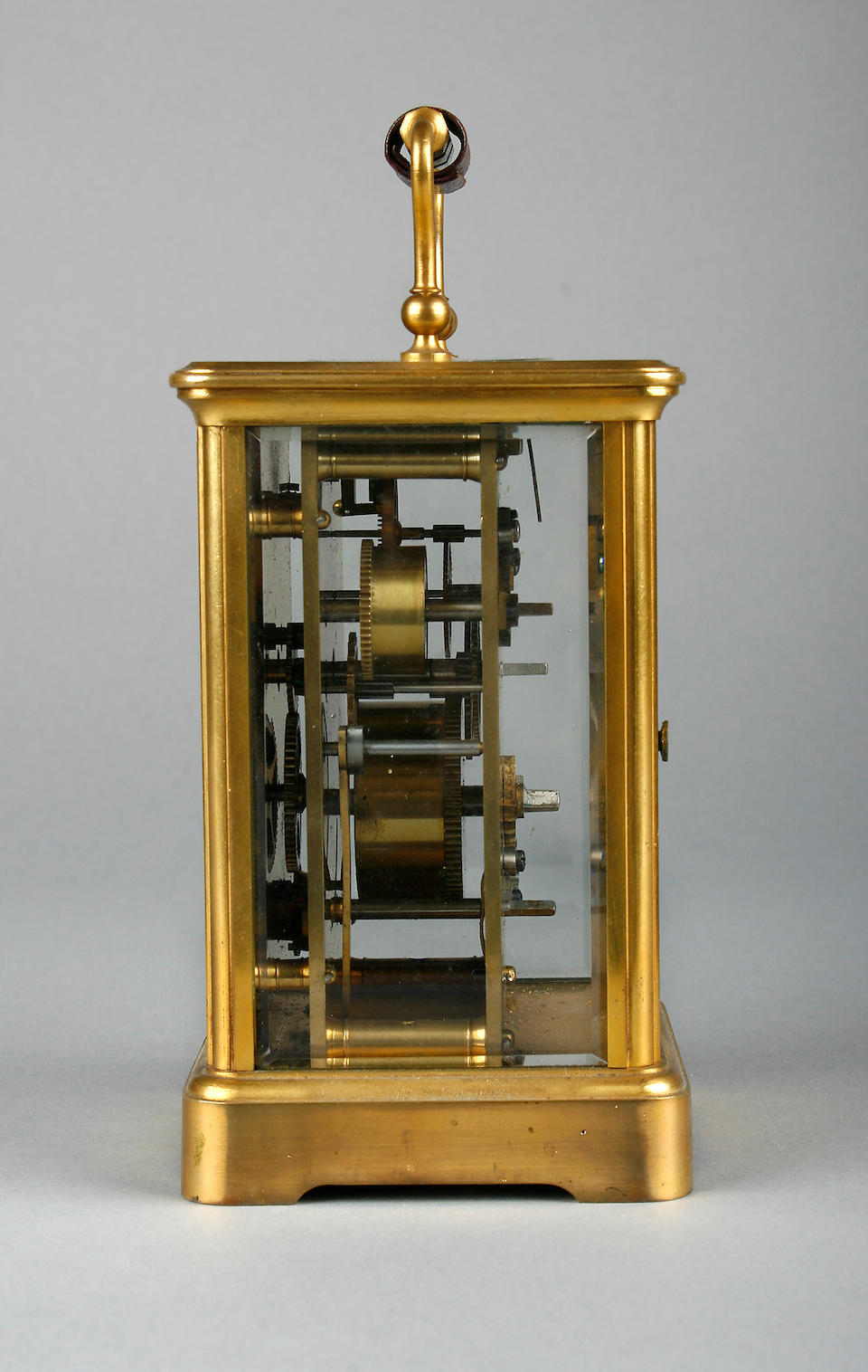 Bonhams : A French brass carriage clock Bracher & Sydenham, Paris