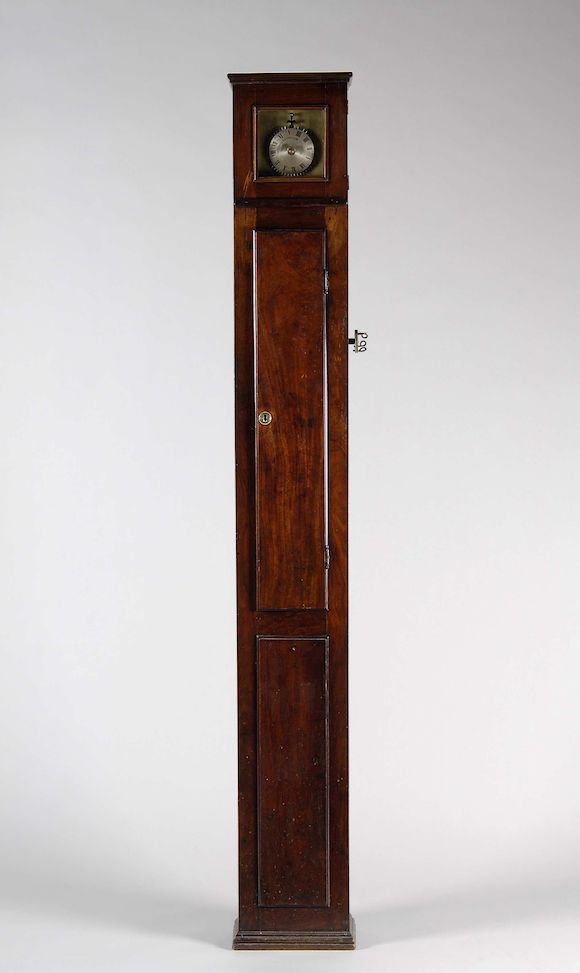 Bonhams : A good 19th century mahogany standing Watchmans or 