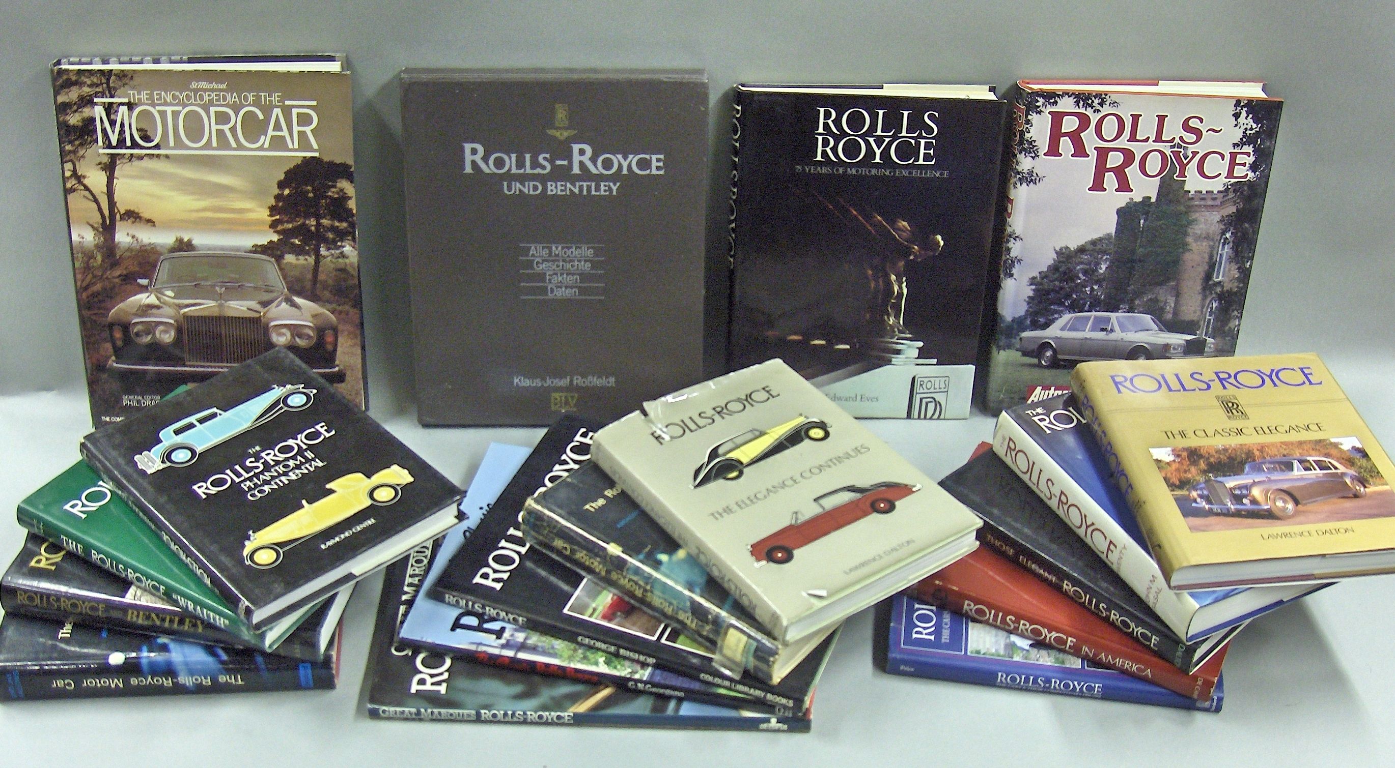 Bonhams Cars : A good collection of Rolls-Royce books,