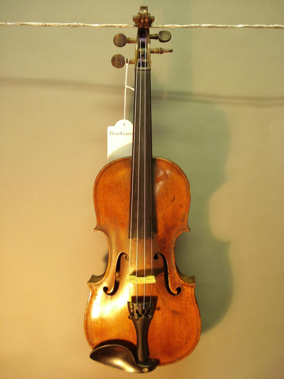 Bonhams : A small size Grandini JTL Violin circa 1900 (3)