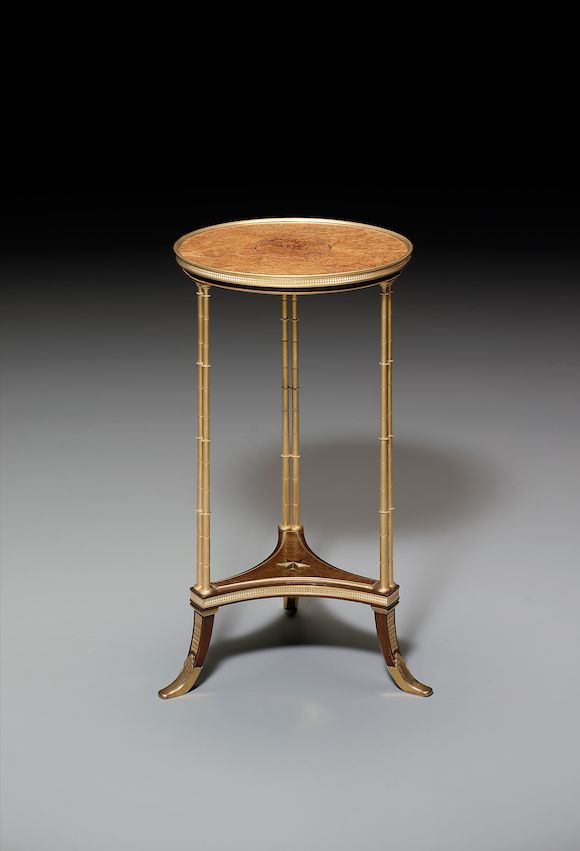 Bonhams : A Louis XVI style ormolu-mounted amboyna and mahogany ...