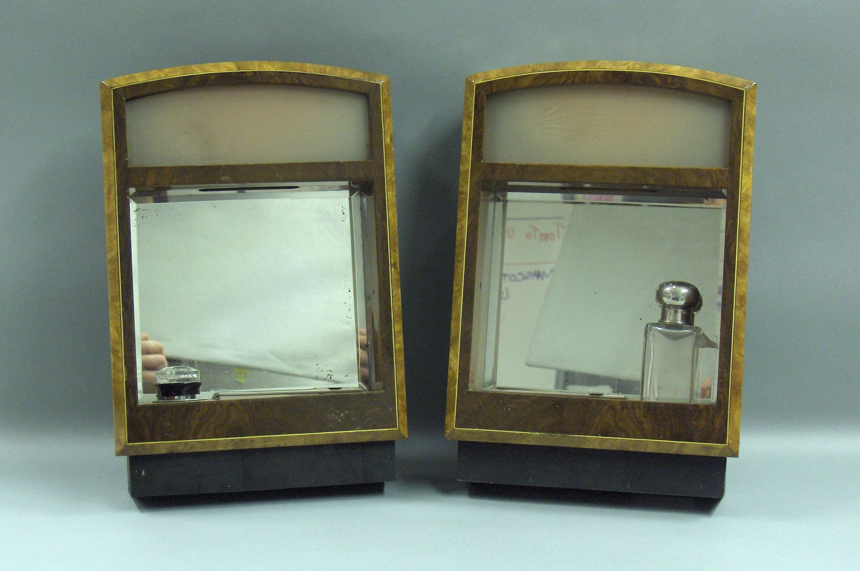 Bonhams Cars A pair of illuminated interior vanity units,