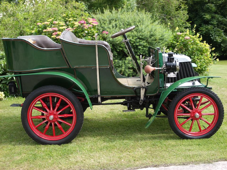 1902 Argyll 8hp Rear Entrance Tonneau  Chassis no. 180 Engine no. 198