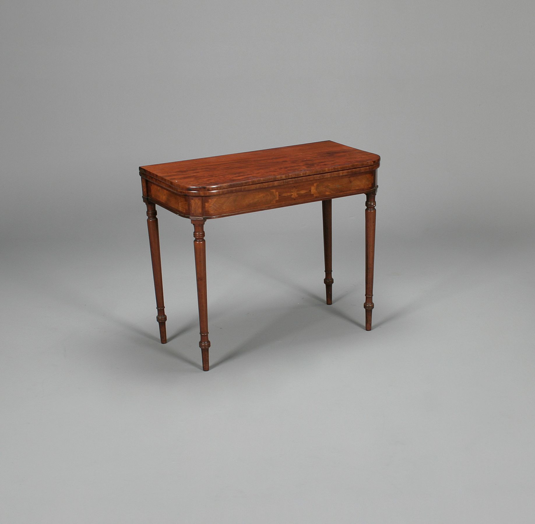 A Regency mahogany tea table