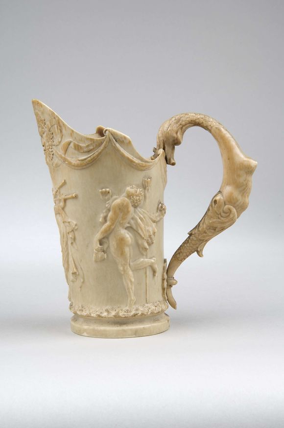 Bonhams : A 19th Century Continental carved ivory cup