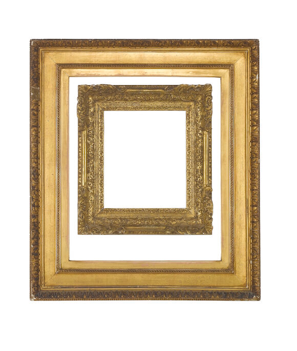 Bonhams : An English 19th Century gilded oak and composition Watts ...