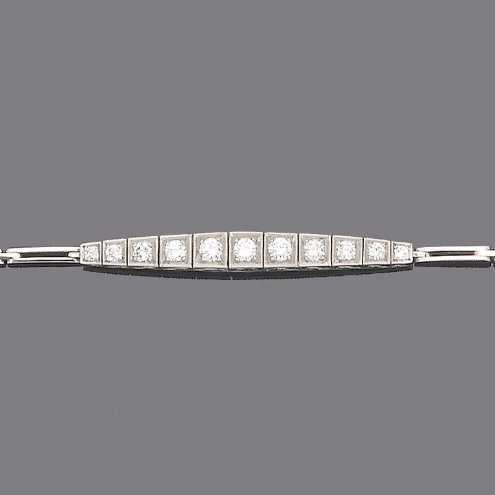 A diamond bracelet