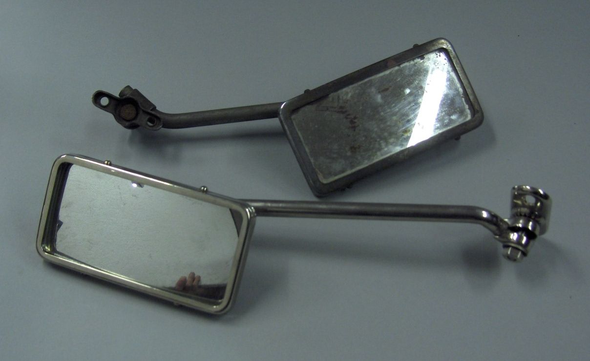 Bonhams Cars : Two rectangular rear-view mirrors,