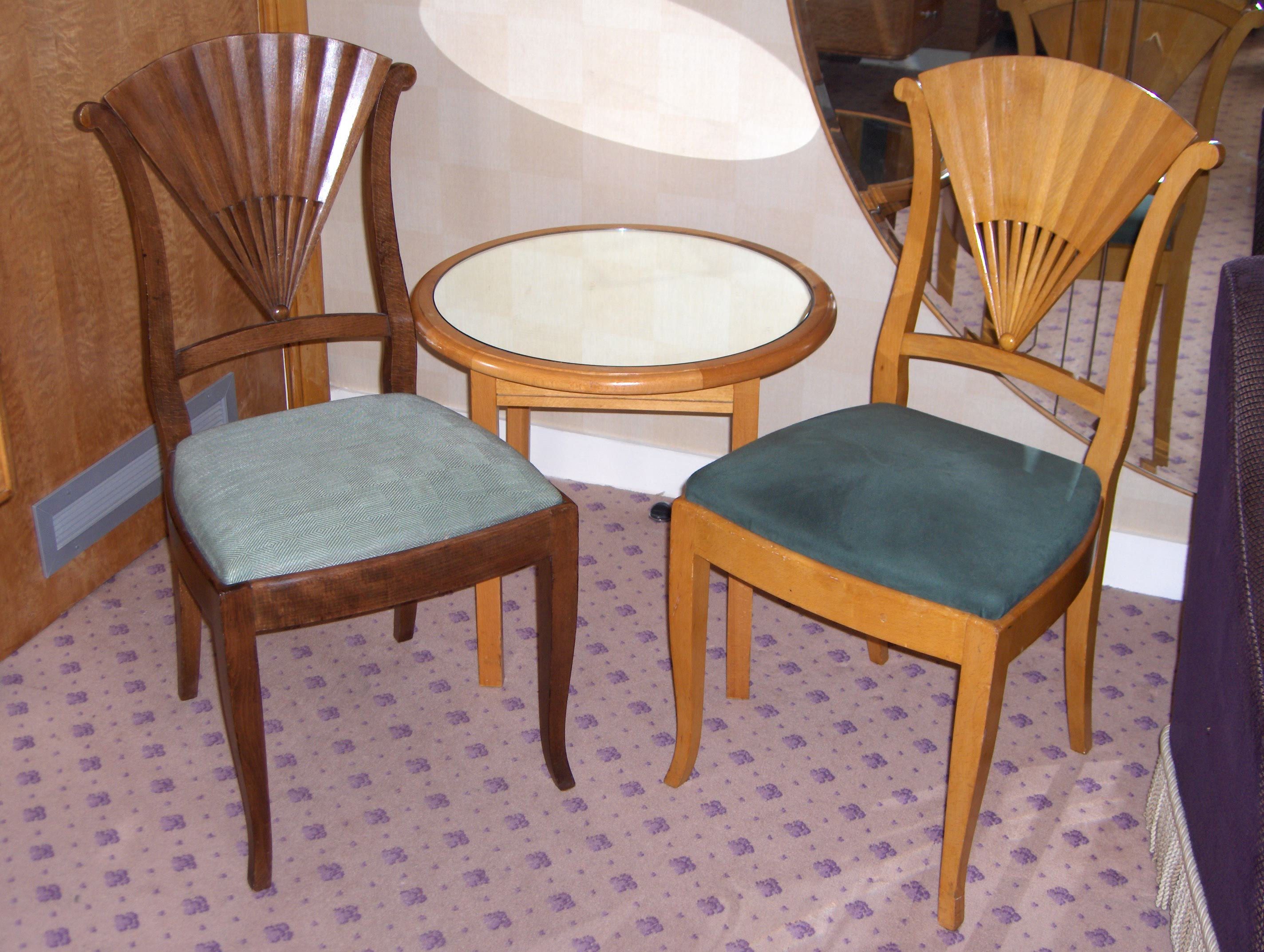 A beech circular occasional table