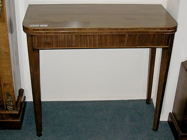 A Regency mahogany tea table