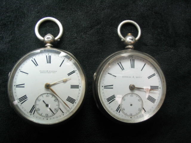 Bonhams : A 19th century open face silver pocket watch Edward Crow ...