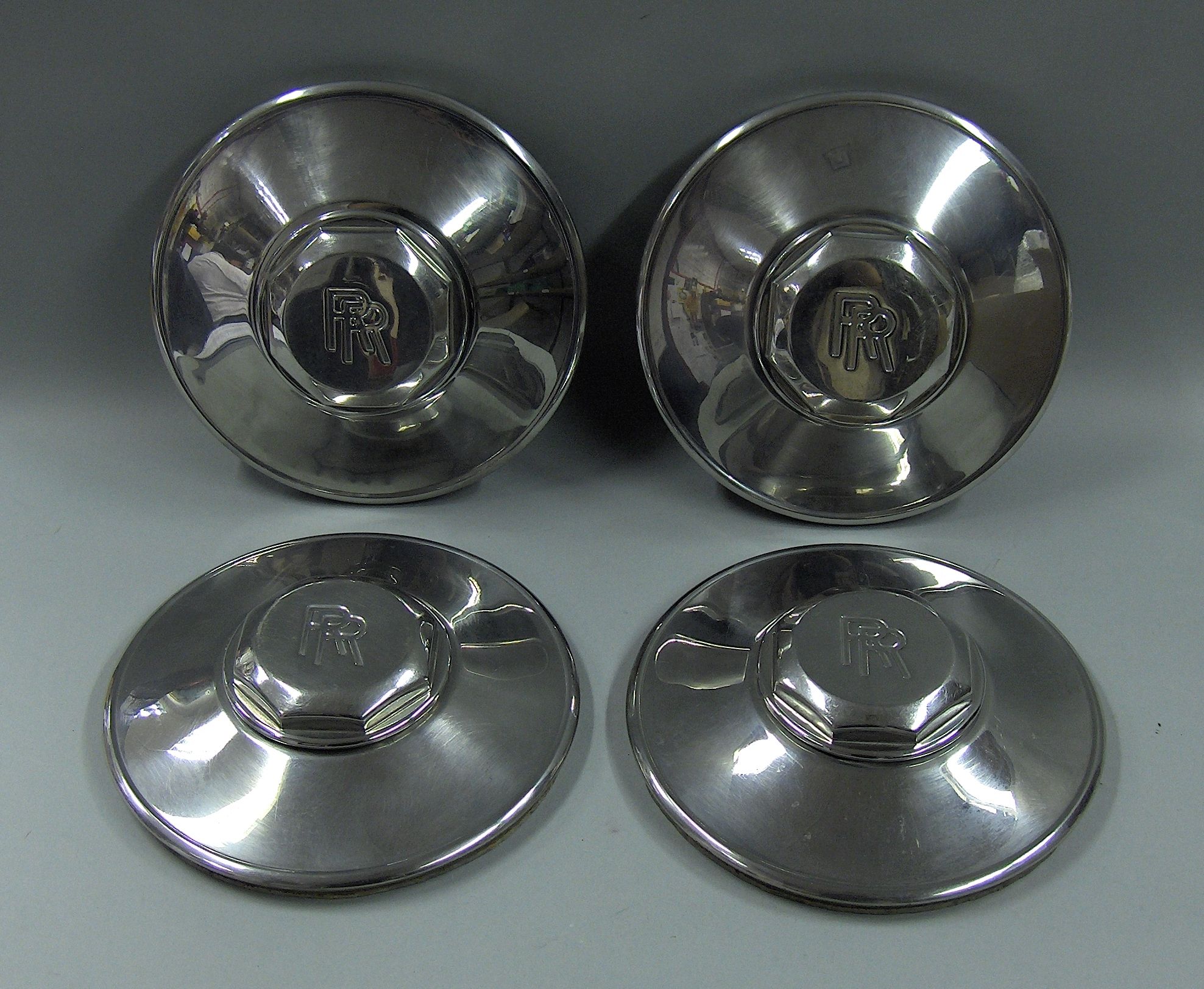 Bonhams Cars Four RollsRoyce Silver Wraith hubcaps,