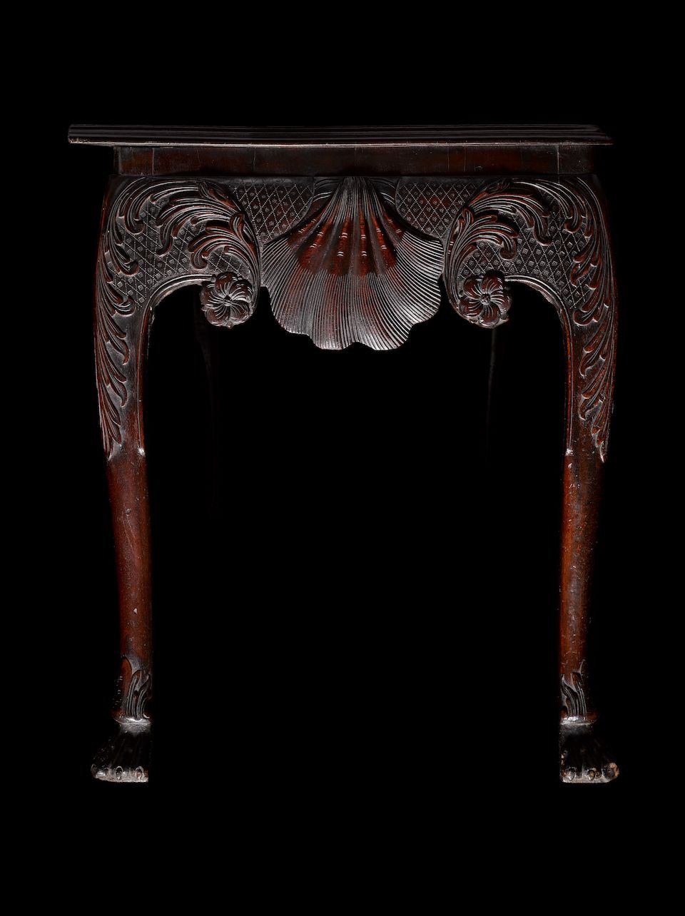Bonhams A III Irish carved mahogany Side Table