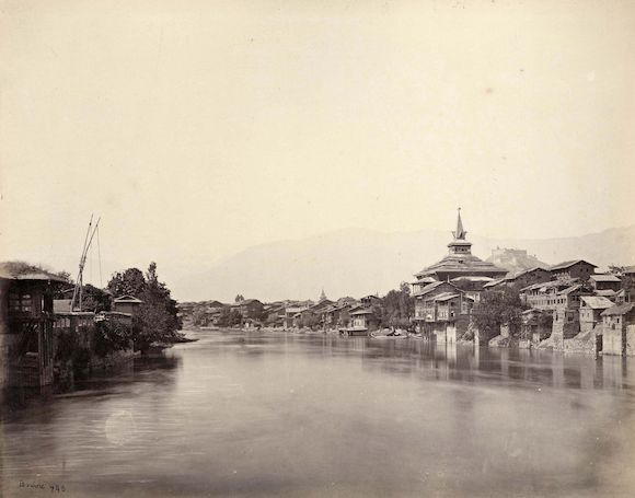 Bonhams : BOURNE & SHEPHERD Views in Srinagar and Gwalior, and four ...