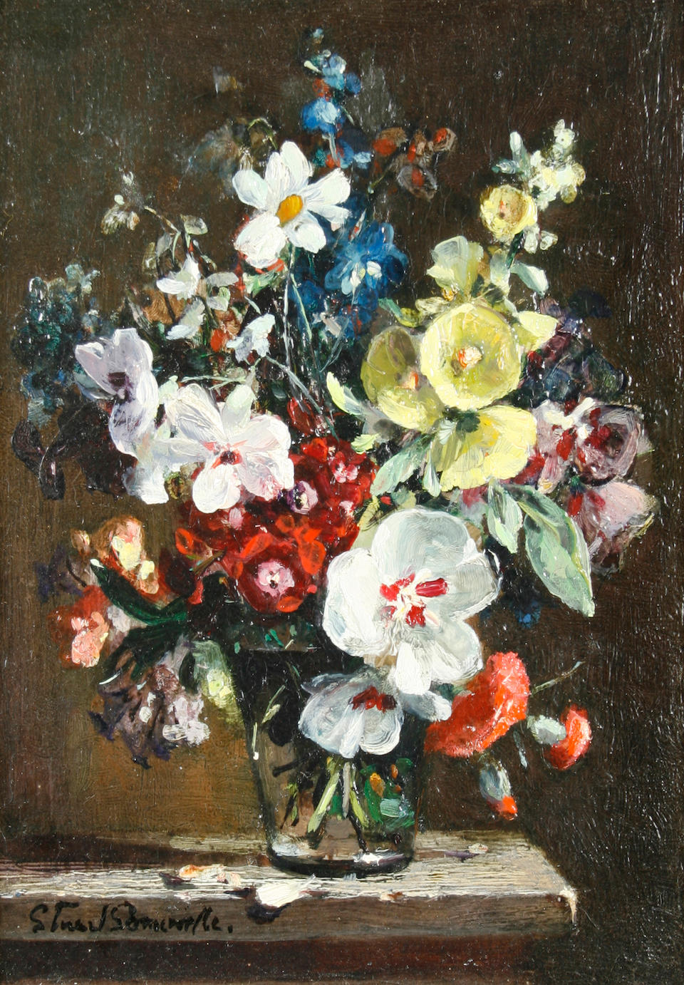 Bonhams : Stuart Scott Somerville (British, 1908-1983) Summer flowers ...