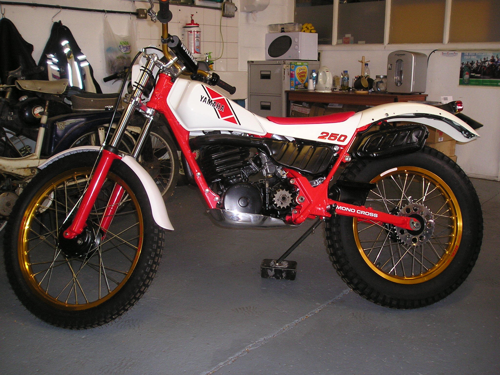 YAMAHA TY250 1984 Parts and Technical Specifications
