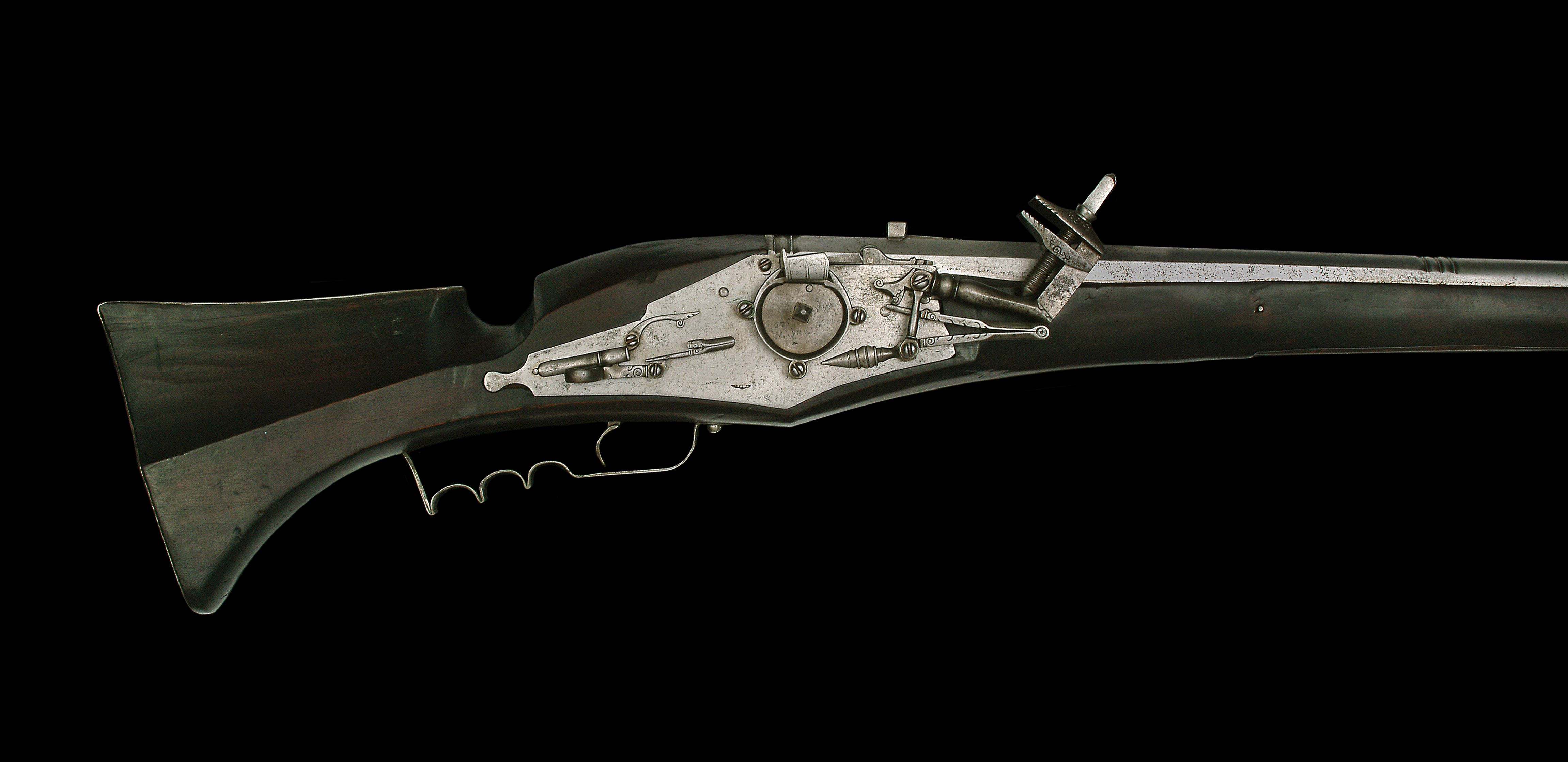 An 11Bore Military WheelLock Musket Early 17th Century, Probably