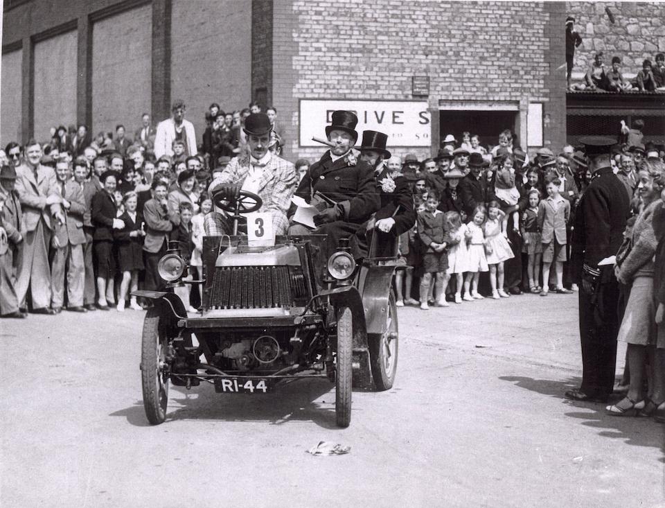 1902 Argyll 8hp Rear Entrance Tonneau  Chassis no. 180 Engine no. 198