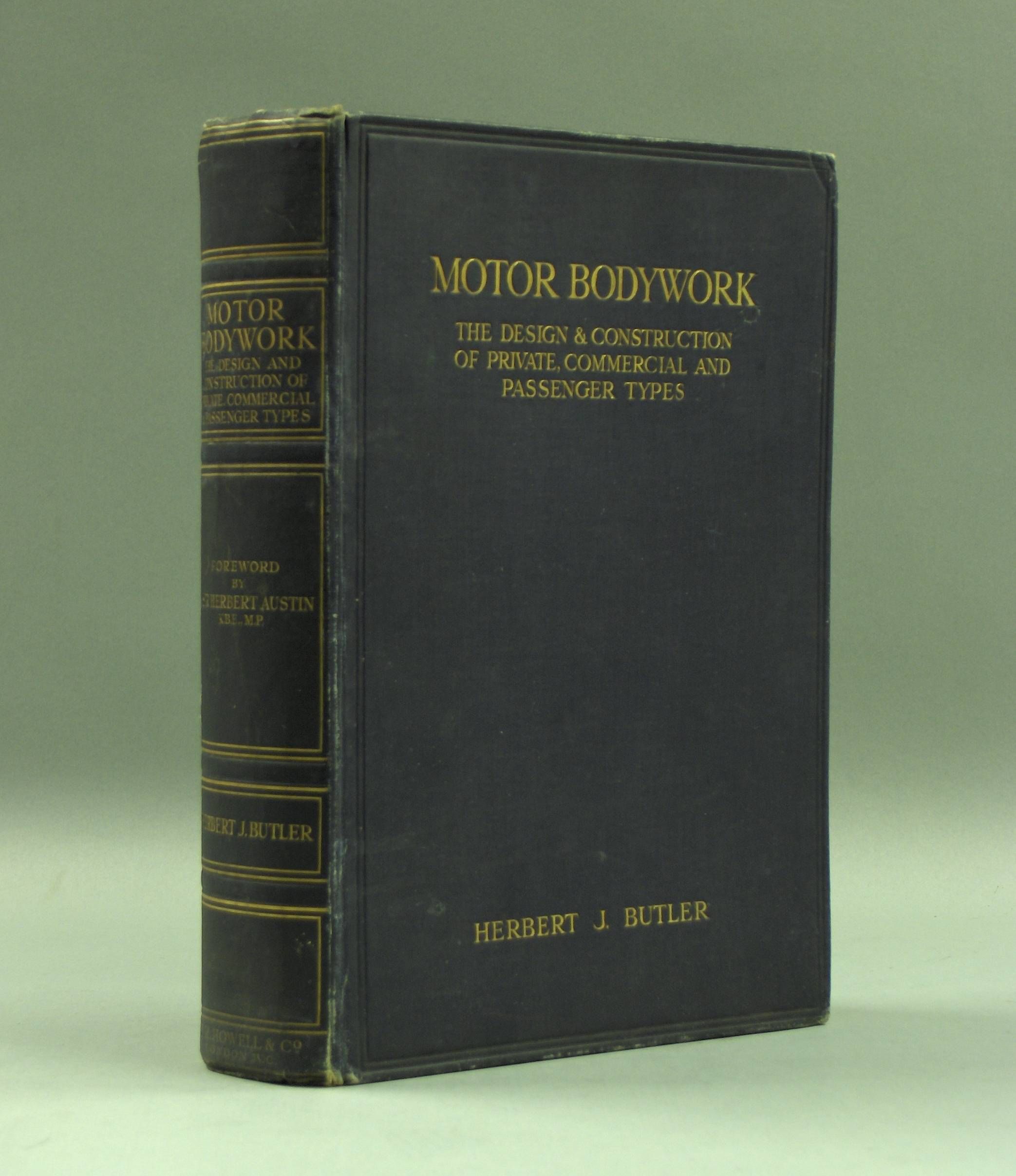 Bonhams Cars : Herbert Butler: Motor Bodywork;