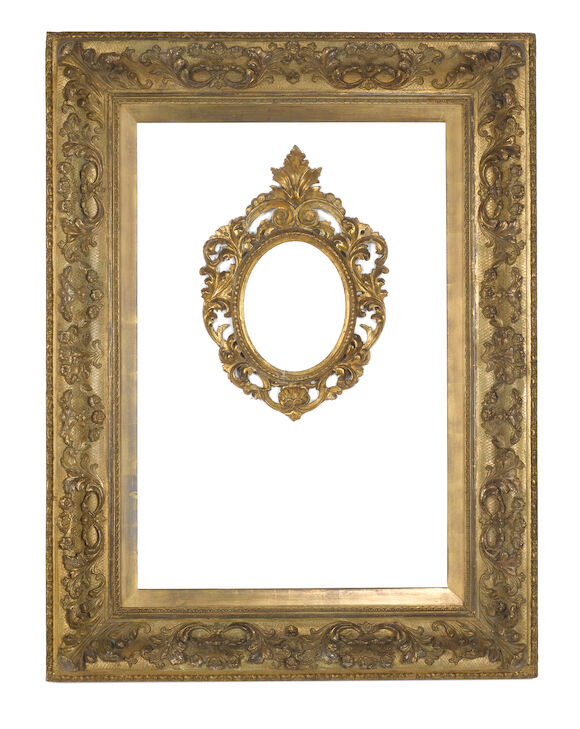Bonhams : A French 19th Century gilded composition frame