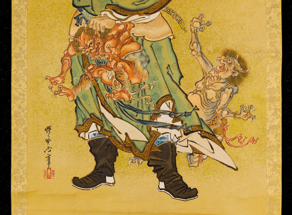 Bonhams : Kawanabe Kyosai (1831-89) Circa 1882