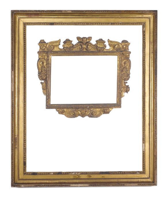 Bonhams : An English 19th Century gilded composition frame