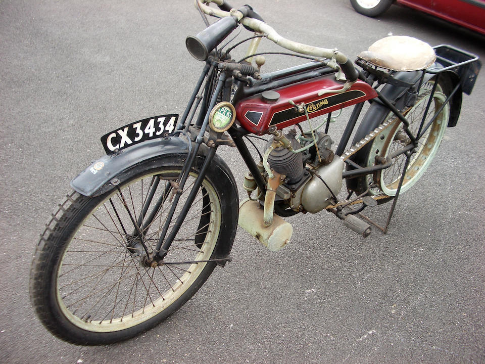 c.1921 Clyno 2&#189;hp Lightweight Frame no. 135 Engine no. L1864/19