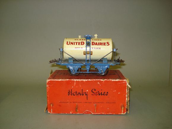 A Hornby Series United Dairies Milk Tank Wagon | Christie's