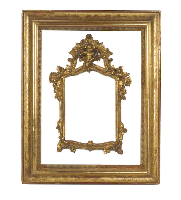 Bonhams : A French 19th Century gilded composition frame
